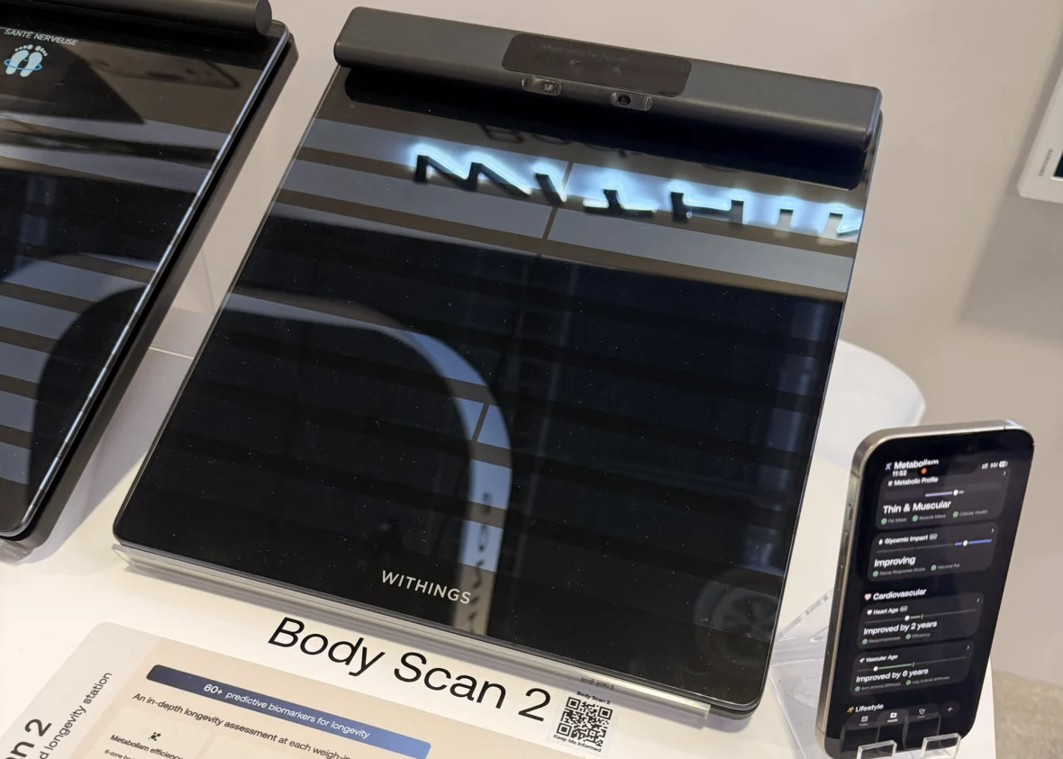 Withings Body Scan 2 at CES 2026