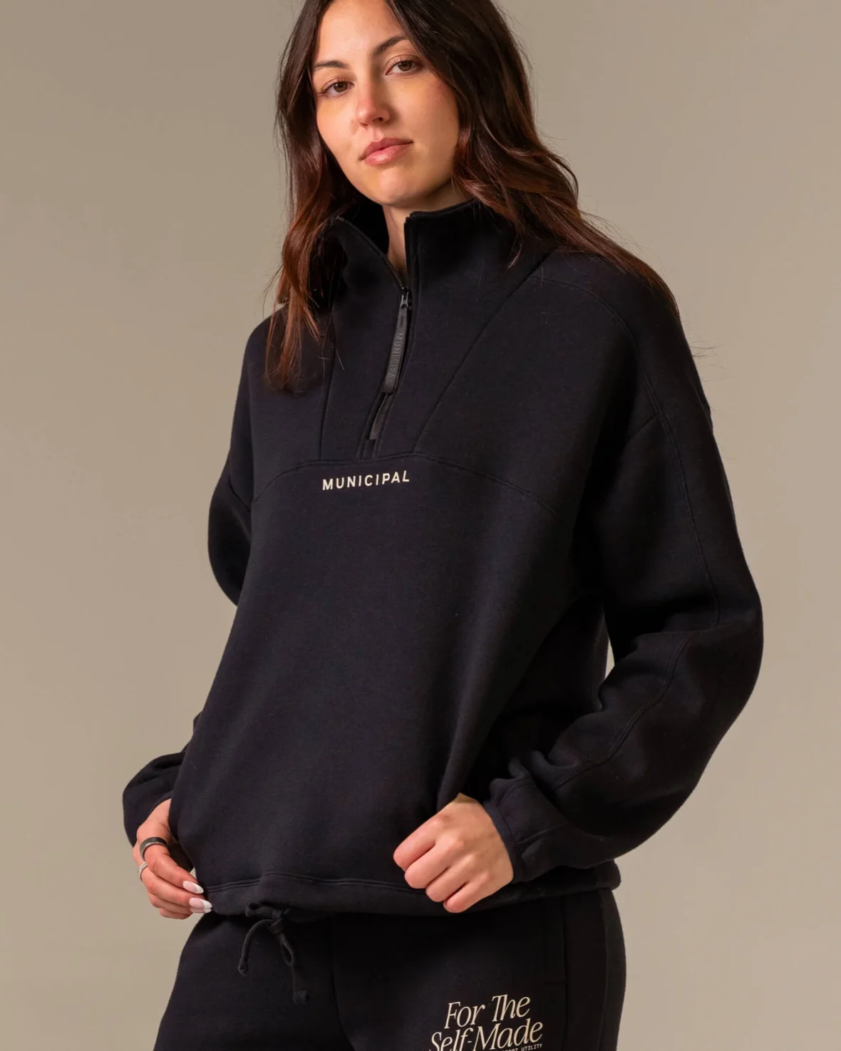 Municipal Women's Self-Made Half Zip