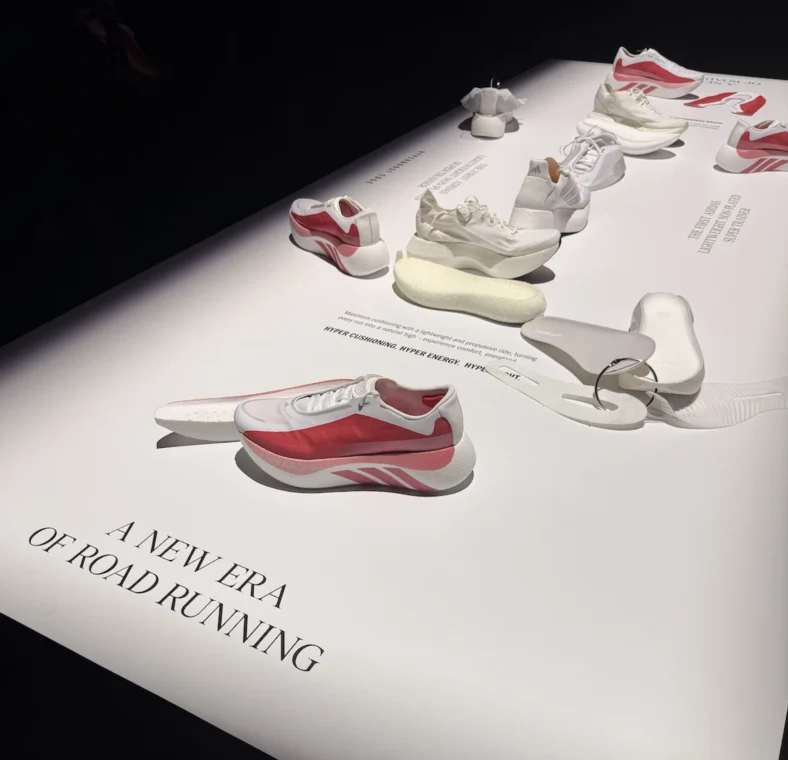 Adidas running shoes at the LA Marathon