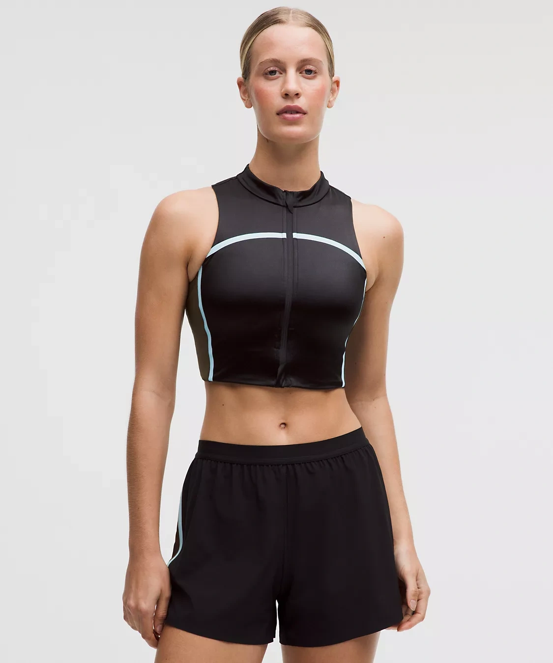 Lululemon Satin Shine Full-Zip Tank Top