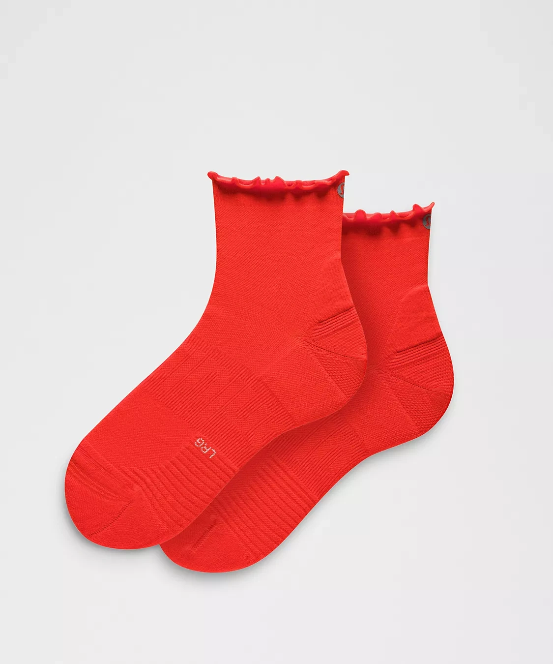 Lululemon Unisex Power Stride Ankle Socks Lettuce Edge