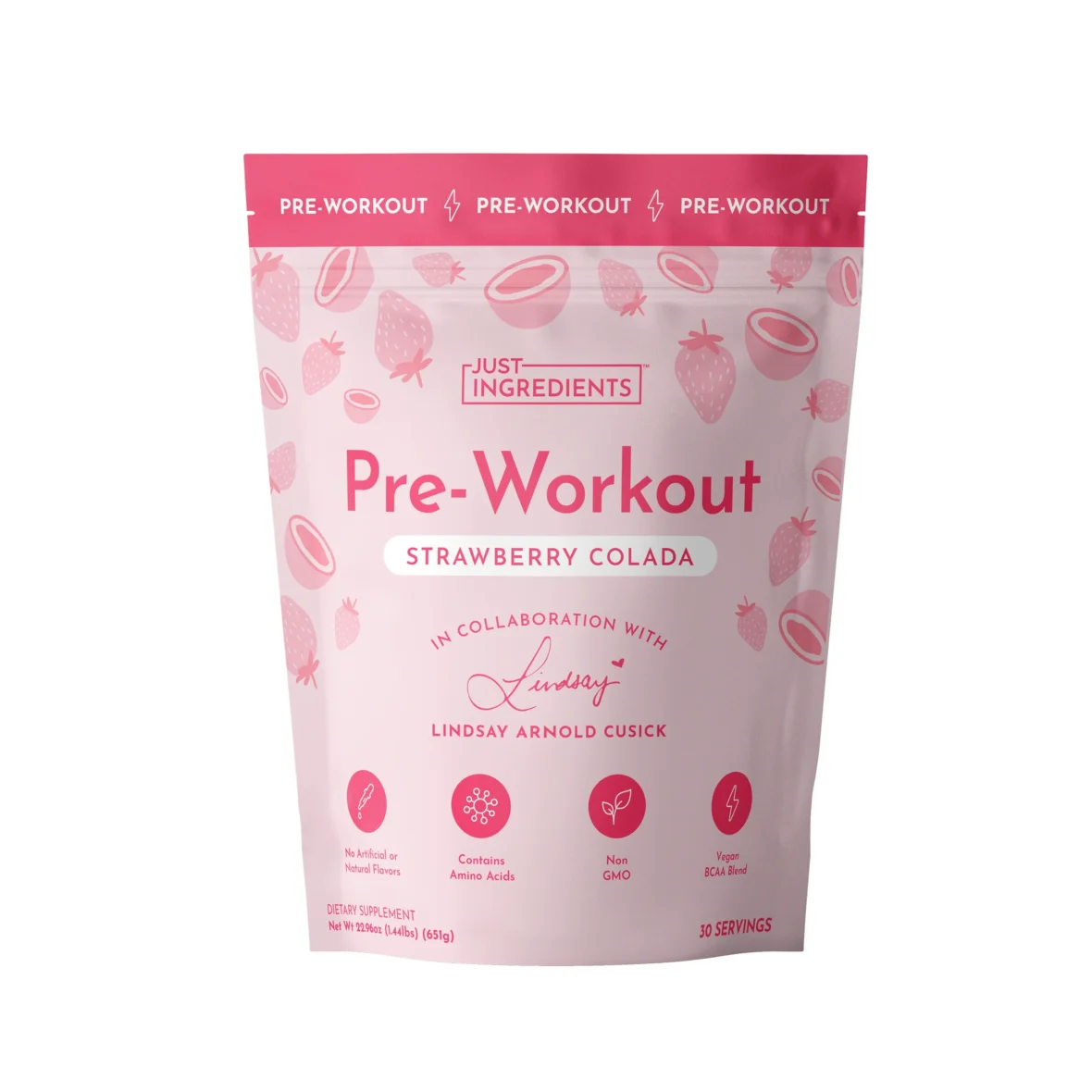 Just Ingredients Strawberry Colada Pre-Workout