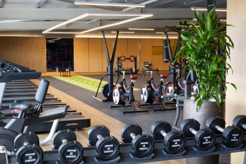 inside of a David Lloyd Clubs location