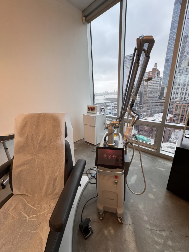 CO2 laser resurfacing machine at Dr. Robert Dorfman 