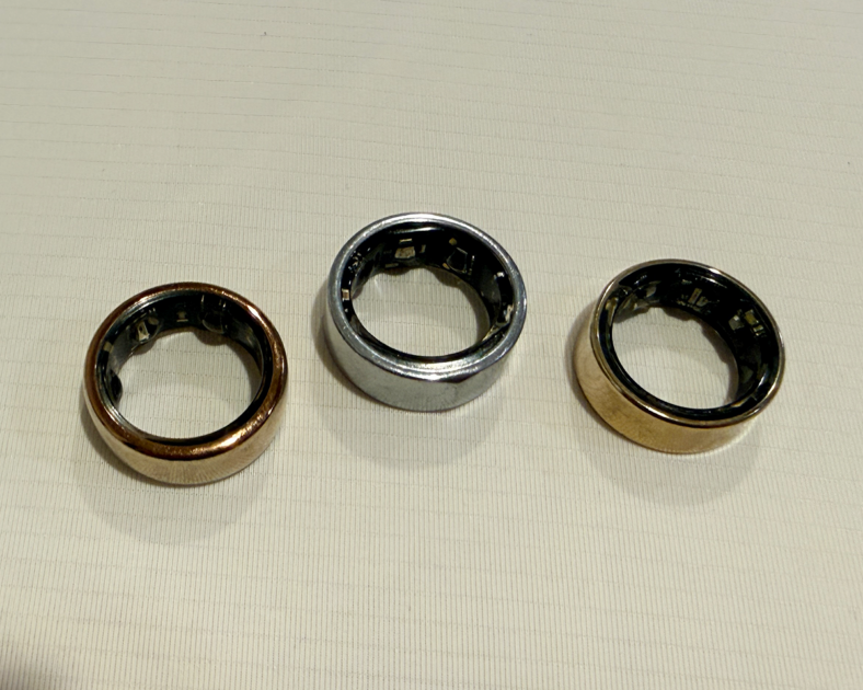 Oura Ring, AlterMe Ring and Samsung Galaxy Ring