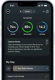 Whoop app interface