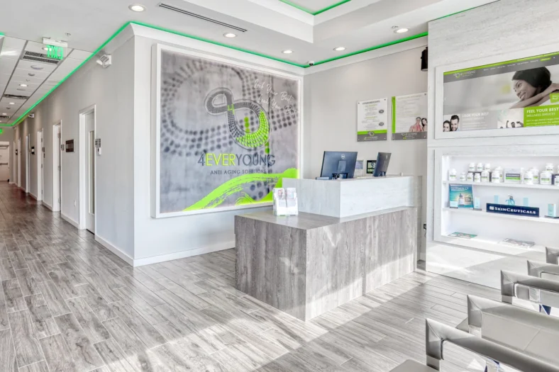 inside of a 4Ever Young clinic