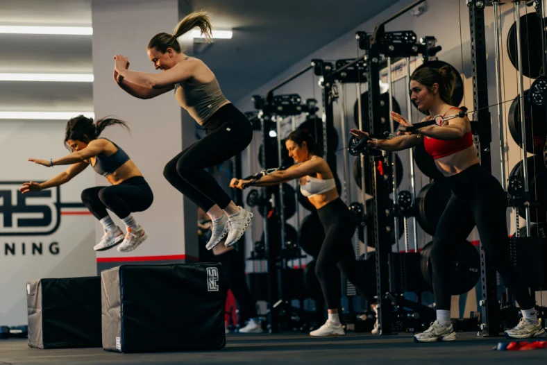 people work out at an F45 Training