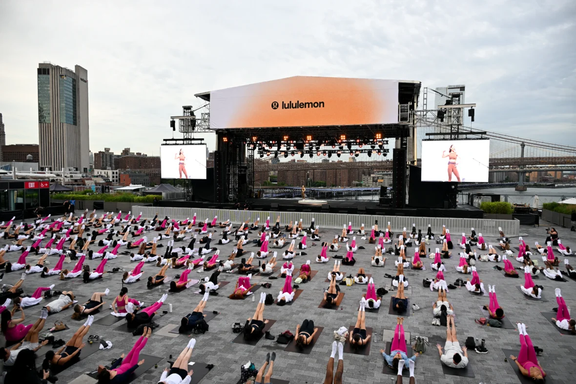 Lululemon's Summer Series class in New York City