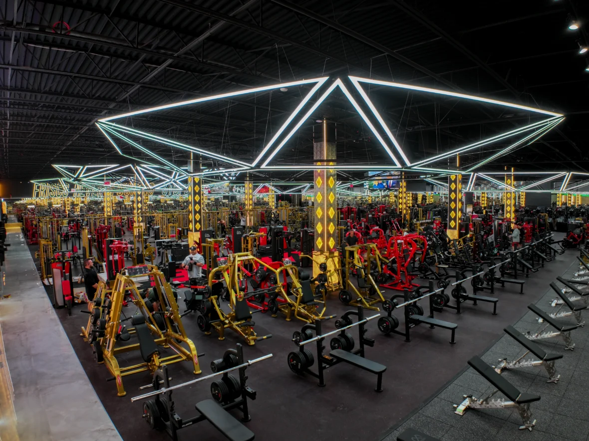 equipment inside an Absolute Recomp gym