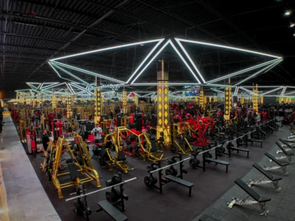 equipment inside an Absolute Recomp gym