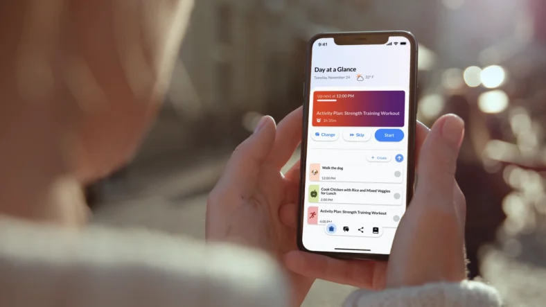 OxeAI app on a phone interface