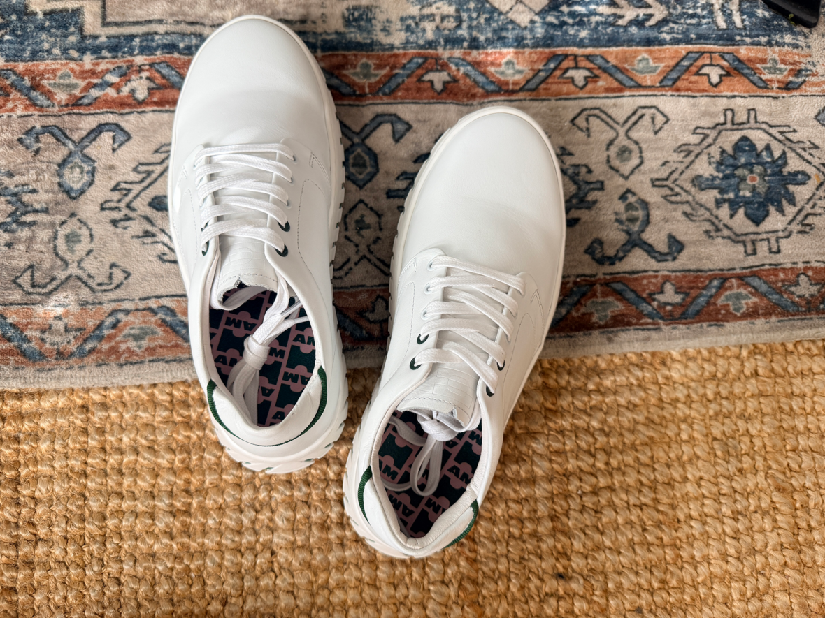 Iambic Model T White Leather Sneakers