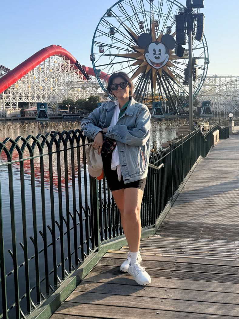 Testing Iambic Model T shoes at Disneyland