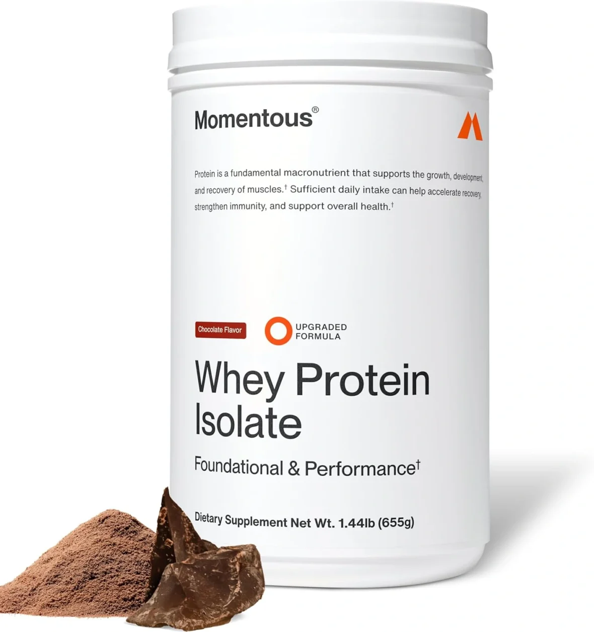 Momentous Essential Grass-Fed Whey Protein Powder