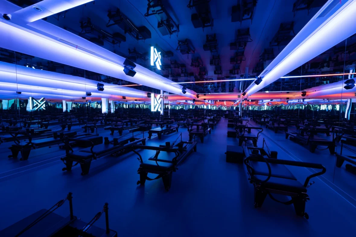 interior of a Vaura Pilates studio