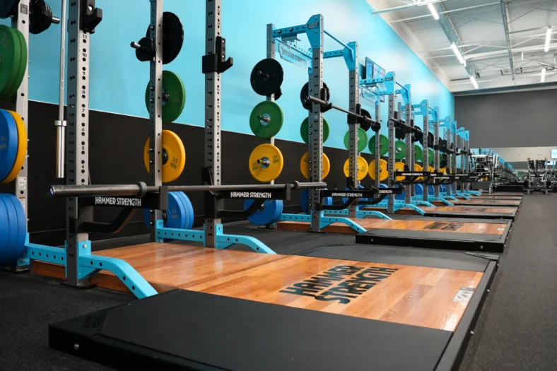 Club4 Fitness squat rack