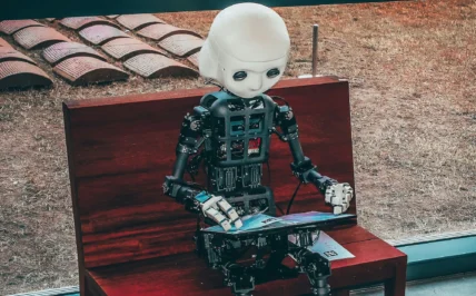 robotic uses a tablet computer