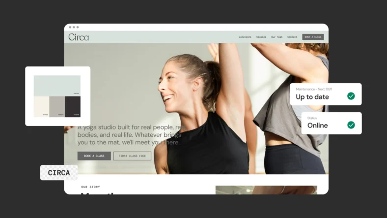 yoga studio website