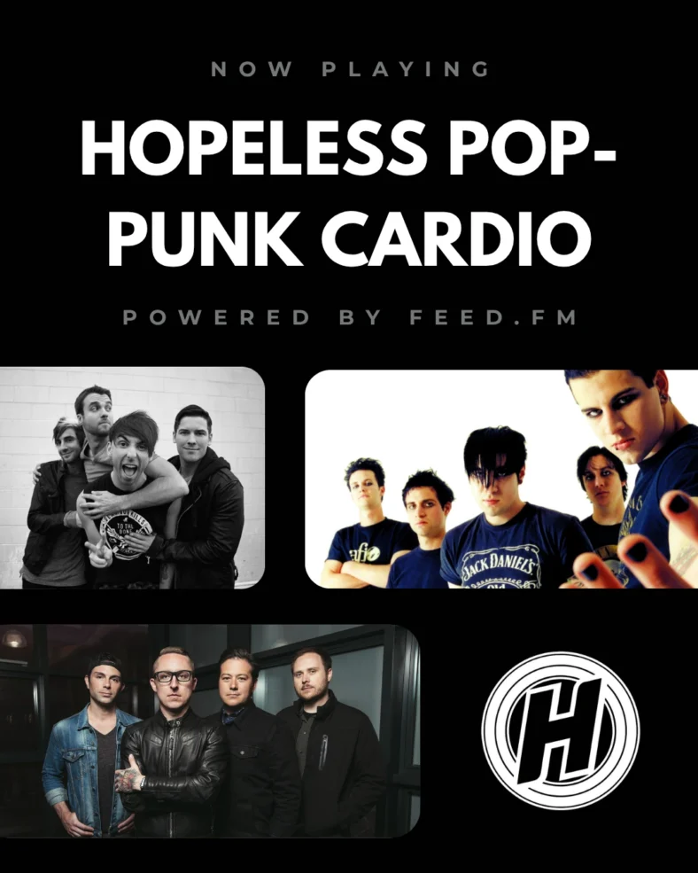 Anuncio de radio Pop Punk Cardio.