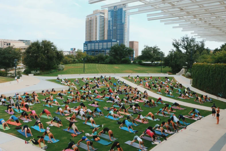 Sweatpals outdoor event