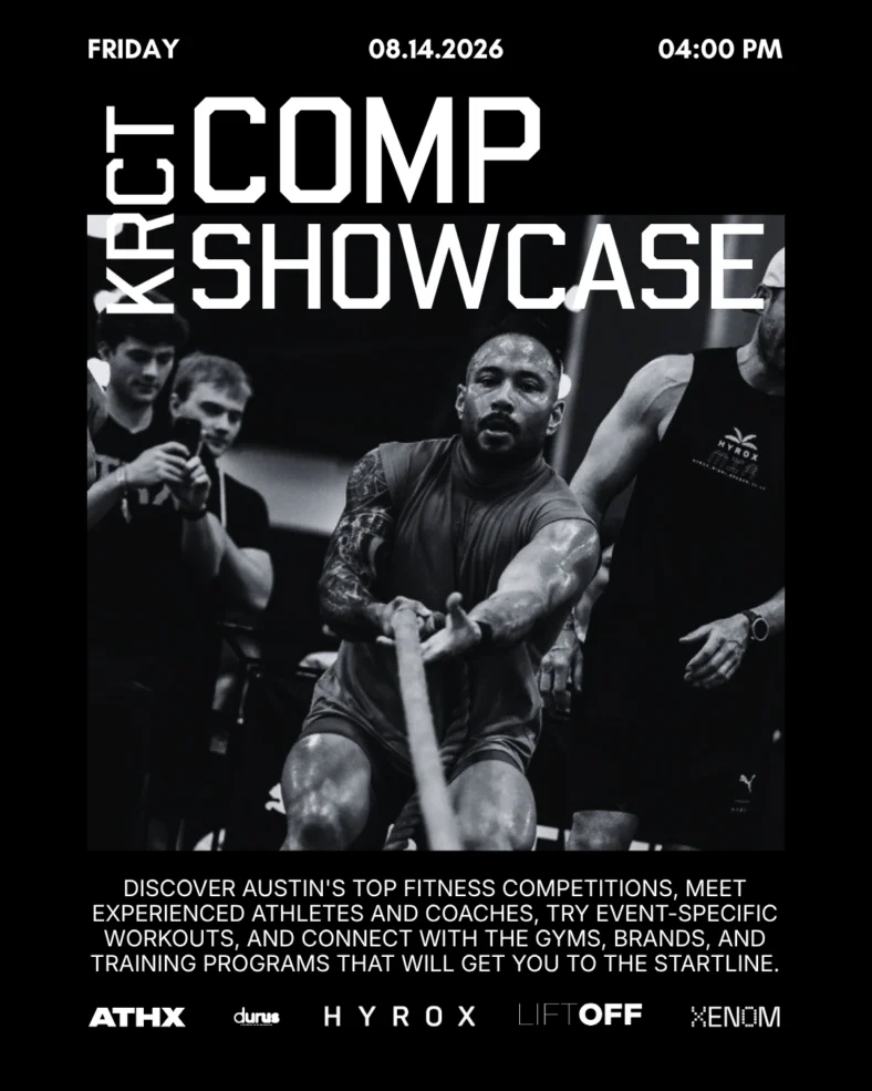 ad for the Korrect Fitness competition showcase