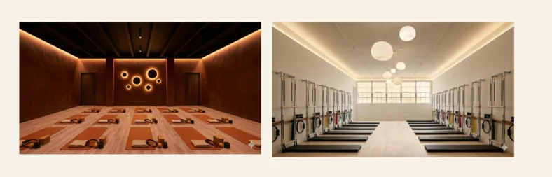 Ken Pilates studio rooms