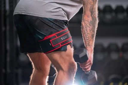 Man wears a Suji wearable