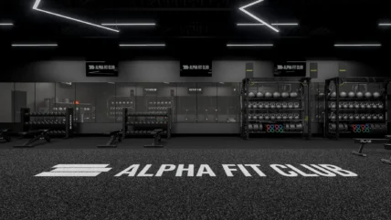 rendering of an Alpha Fit Club location