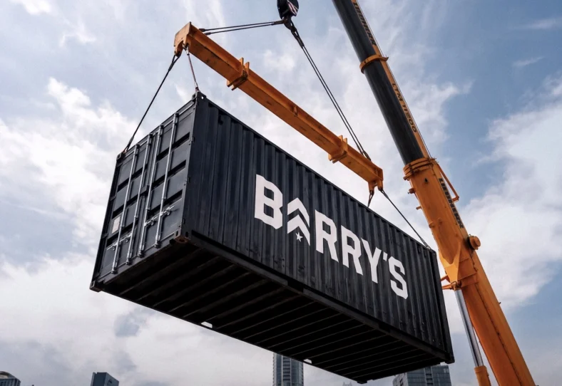Barry's shipping container