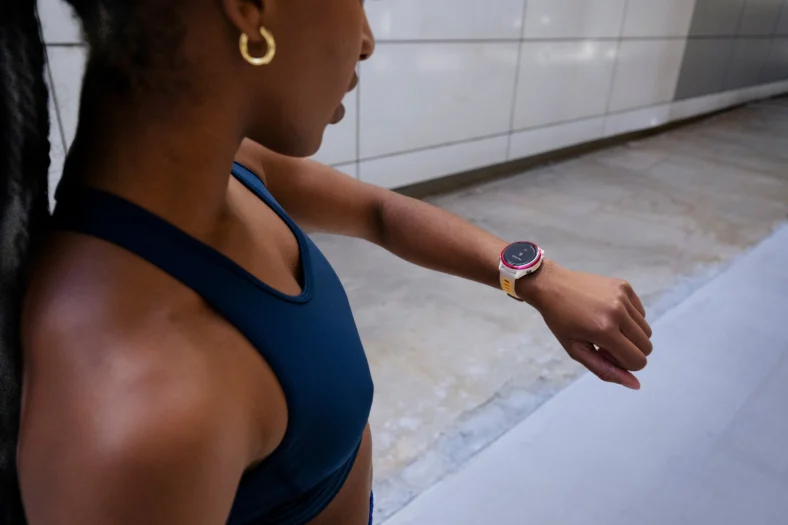 Female Garmin runner