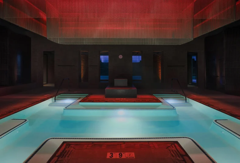 Bathhouse interior