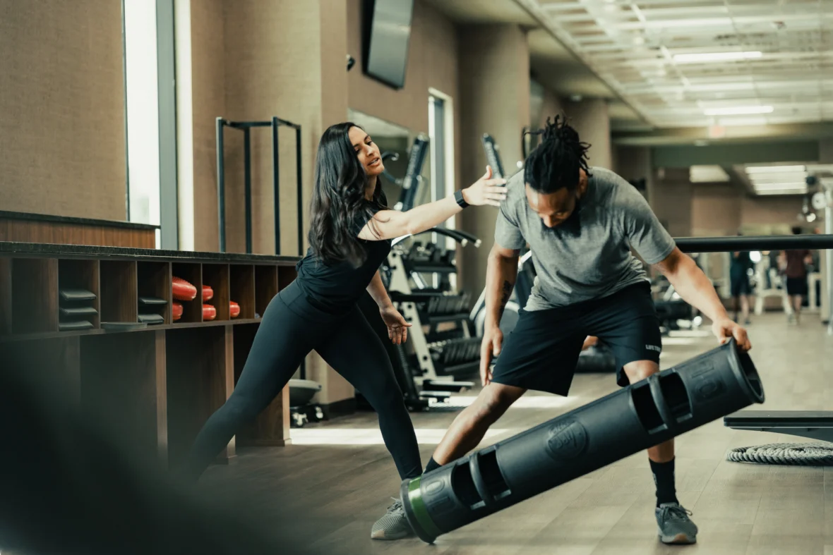 personal training session at a Life Time