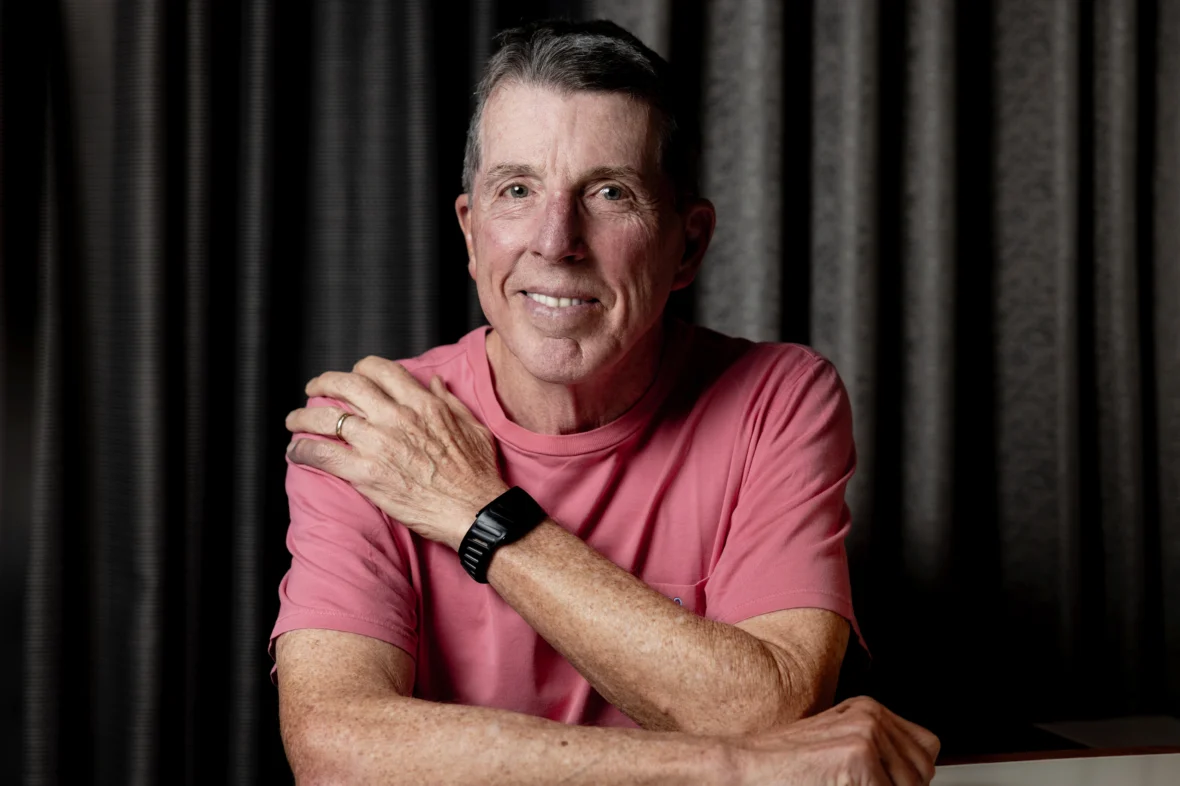 Bob Diamond wears a Whoop band