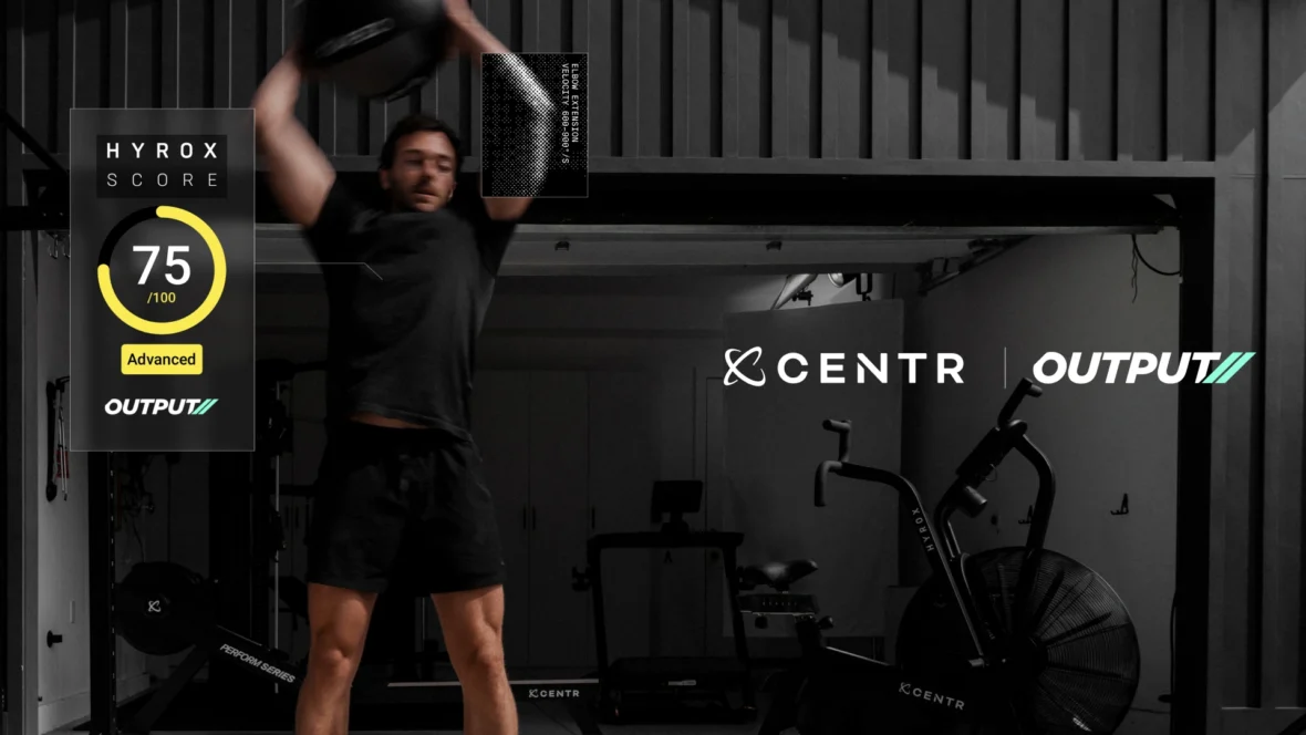 Centr and Output Sports graphic