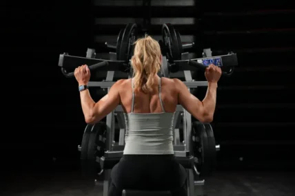 Female strength trainer