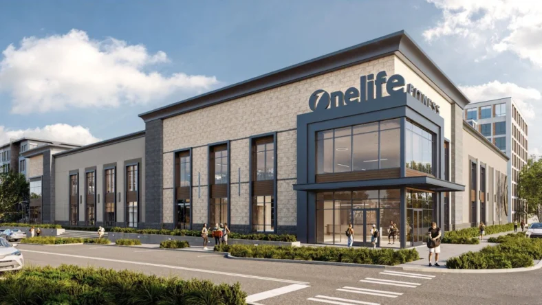 Rendering of Onelife Fitness gym