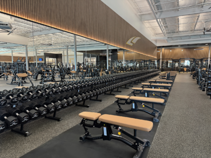 LA Fitness new gym interior