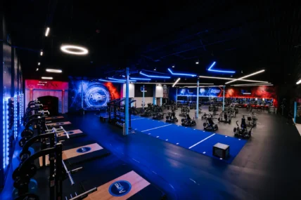 Amped Fitness gym floor