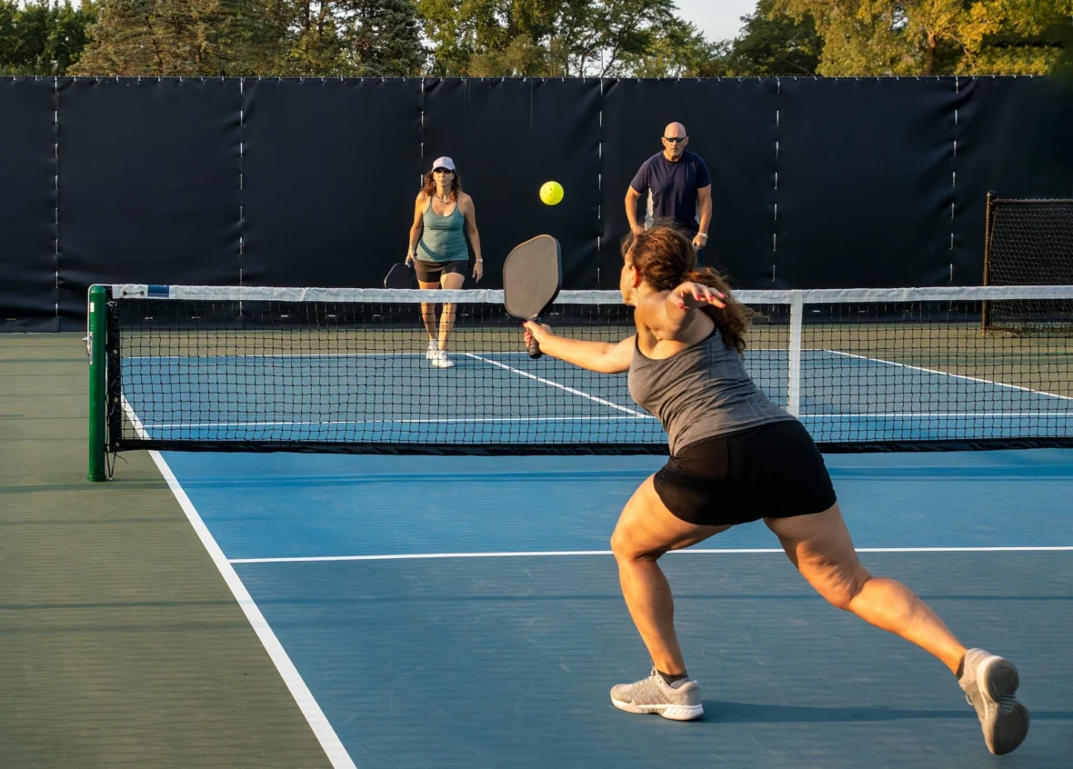 pickleball players
