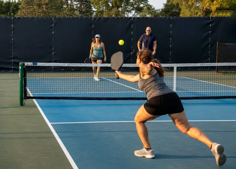 pickleball players